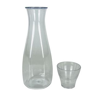 ชุดเหยือกน้ำพลาสติกแบบไม่แตกทันสมัยพร้อมถ้วยเครื่องดื่มใช้ในร่มและกลางแจ้งหลากสี - Product Image 4