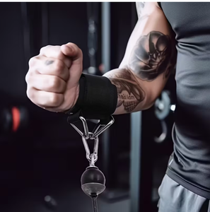 Sangles réglables en néoprène rembourré pour chevilles et poignets, pour machine à câble, épaisseur 5,7 mm, fermeture auto-agrippante, protection professionnelle pour les fessiers - Product Image 4