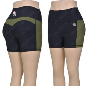 Shorts Deportivos de Cintura Alta sin Costuras para Mujer, Shorts de Verano con Efecto Push-Up para Glúteos, para Entrenamiento, Running, Fitness y Yoga - Product Image 1