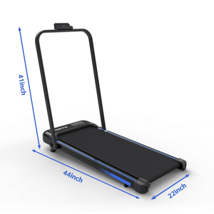 3 in 1 Under Desk Treadmill with Incline Foldable <b>Walking</b> <b>Pad</b> and Jogging Handle Bar for Home Use - Product Image 5