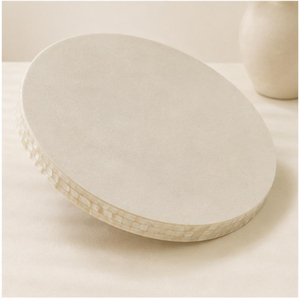 Luxury <b>Round</b> Mother of Pearl Inlay <b>Tray</b> Wholesale Multicolor Floral Shell Mosaic Decorative Serving <b>Tray</b> for Coffee <b>Table</b> - Product Image 3