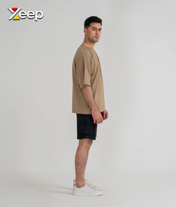 Shorts décontractés pour hommes XEEP personnalisables, légers, solides, de haute qualité, à séchage rapide, respirants, avec cordon de serrage, tricotés, service OEM - Product Image 1
