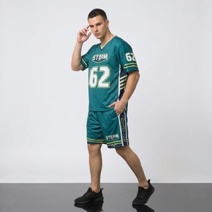 Uniforme de lacrosse respirant sur mesure, grande taille, à manches courtes et avec graphismes personnalisés pour l'identité d'équipe - Product Image 3