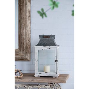 Portacandele in Legno Stile Lanterna Decorativo per Interni ed Esterni, Disponibile in Diverse Misure per Casa, Giardino e Matrimoni - Product Image 4