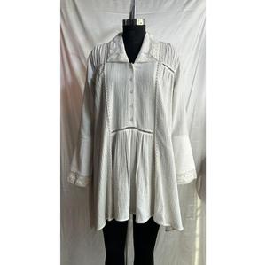 ชุดคุर्ติผ้าฝ้ายผสมพิมพ์ลายสำหรับผู้หญิง สไตล์วินเทจ เสื้อคลุมสั้น แขนยาว หลากสี ลายชาติพันธุ์อินเดีย ชุดลำลอง - Product Image 1