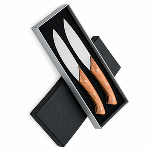 Couteaux de cuisine en acier inoxydable de qualité supérieure avec manches en bois, couteaux à steak tranchants pour la découpe de viande, restaurant - Product Image 3