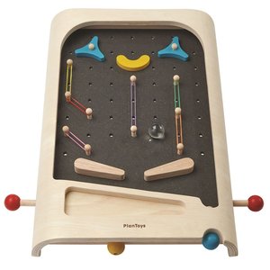 Jeu de flipper en bois écologique, jeu de société éducatif Montessori pour enfants, entraînement sensoriel, jouet DIY pour enfant - Product Image 1