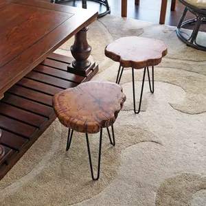 โต๊ะกาแฟไม้จริงทรงโมเดิร์นจาก Live Edge Studio พร้อมอีพ็อกซี่ ทนทาน เป็นมิตรกับสิ่งแวดล้อม ไม่สามารถพับได้ เฟอร์นิเจอร์ห้องนั่งเล่น รุ่น 030 - Product Image 6