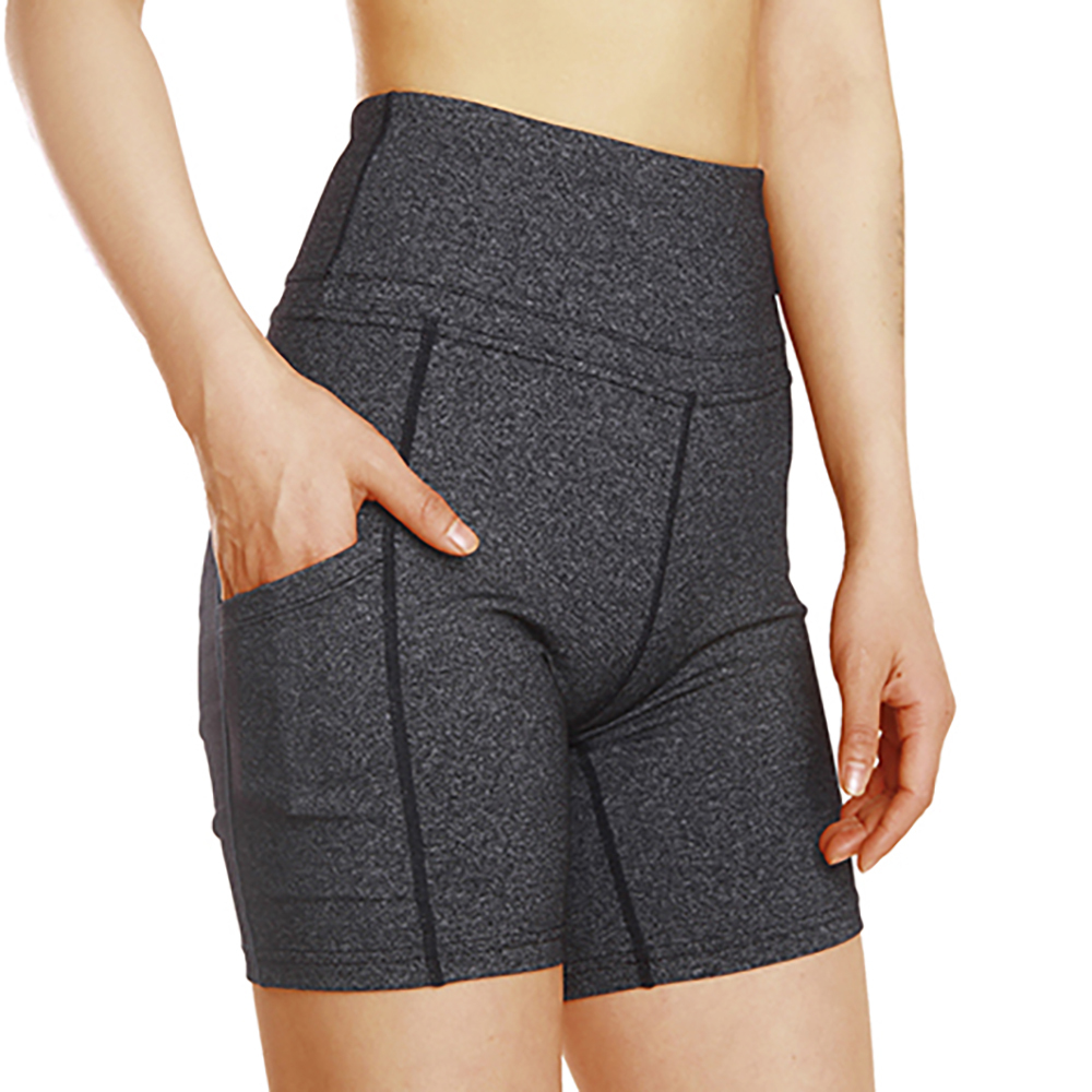 Wholesale High-Waisted Breathable Eco-Friendly Women's Athletic Shorts with Pocket for Yoga Booty Gym Workout Fitness