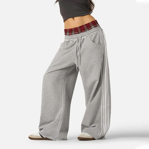 Conjunto de Dos Piezas para Mujer, Diseño ODM, Felpa Ecológica, Transpirable, Holgado, Pantalón de Doble Cintura, Moda Otoñal, Casual, Deportivo, Oficina, Pantalón Largo - Product Image 1