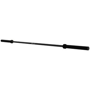 Barre de musculation noire de 7,2 pieds pour haltères olympiques, capacité de 1500 lb, avec manchons rotatifs et poignée moletée antidérapante - Product Image 1