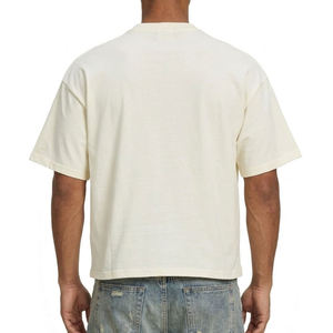 T-shirts personnalisés légers et à séchage rapide, coupe ample, pour activités de plein air, à prix bas, en gros, coupe épaules tombantes - Product Image 3