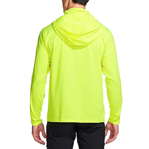 Unisex Customizable <b>Neon</b> <b>Yellow</b> Long Sleeve Fishing Shirt UPF 50 Quick Dry Solid Color Pullover <b>Top</b> 100% Polyester Outdoor - Product Image 2