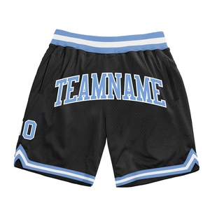 Shorts de basket-ball rétro authentiques blanc-noir personnalisés OMMIZ INDUSTRY en gros directement de l'usine - Product Image 4