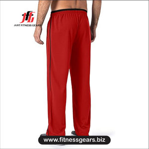 Pantalon de survêtement en coton pour homme, taille élastique avec cordon de serrage, pantalon de jogging décontracté avec poches latérales, idéal pour l'automne - Product Image 3