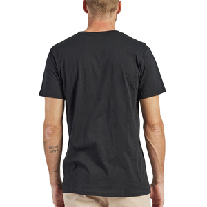 เสื้อยืดคอกลมแขนสั้นทรงปกติสำหรับผู้ชาย สีพื้น ผ้าฝ้าย ทอแบบเจอร์ซีย์ ย้อมสีเรียบ - Product Image 2
