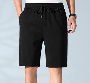Top Trending <b>Linen</b>/Cotton Breathable Acid Wash Sporty Knitted Cross Pocket Style Drawstring Closure Mid Waist <b>Long</b> Men's <b>Shorts</b> - Product Image 3