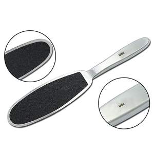 Râpe à pieds UBI en acier inoxydable robuste, antidérapante, double face, pour ponçage intensif et finition précise, pour usage domestique - Product Image 4