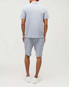 Polo en coton respirant à motif cocotier imprimé numériquement avec logo personnalisé, pour homme et femme, vêtements de travail décontractés d'été, vierges et unis - Product Image 2