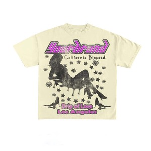 T-shirt graphique oversize en coton premium pour femme, blanc, impression DTG vintage, broderie personnalisée, impression sérigraphique, taille plus, 100% coton - Product Image 1