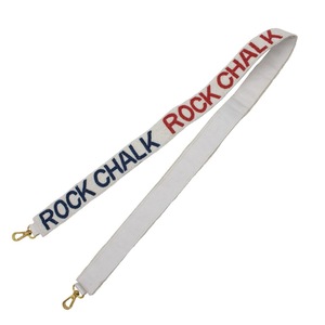 Correa de cincha Rock Chalk con ganchos dorados, accesorio de moda para bolsos - Product Image 1