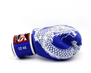 Gants de boxe en cuir noir avec impression de dragon doré, 10 oz, professionnels, pour sparring, Muay Thai, légers et respirants - Product Image 6
