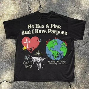 T-shirt court respirant pour homme de haute qualité, tricoté sur le devant, 100 % coton, écologique, col rond, manches courtes, imprimé - Product Image 6