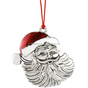 Ornements de Noël en métal décorations suspendues pour les vacances à la maison, décor de Noël avec corde rouge pour les amis et la famille - Product Image 2