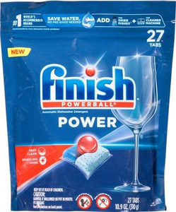 Finish Power Dishwasher <b>Detergent</b> 27ct - Product Image 5