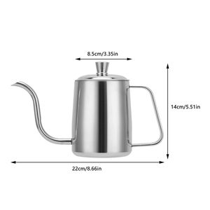 Hervidor de Acero Inoxidable de Grado Alimenticio de Alta Calidad con Boquilla de Cuello de Cisne para Café y Té, Ideal para Hogar, Cocina y Oficina, Venta al por Mayor - Product Image 4