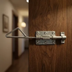 Premium Quality French Style Iron <b>Bar</b> Bolt <b>Door</b> Latch for Residential for Wooden <b>Doors</b> Gates and <b>Security</b> Hardware For Sale - Product Image 6