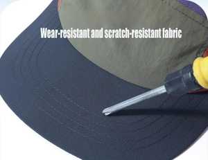 หมวกเบสบอลฤดูร้อนระบายอากาศได้ดี พิมพ์ลายปักตามสั่ง ป้องกันแสงแดดและเหมาะสำหรับวิ่ง ผลิตจากวัสดุผ้าฝ้าย 100% - Product Image 5