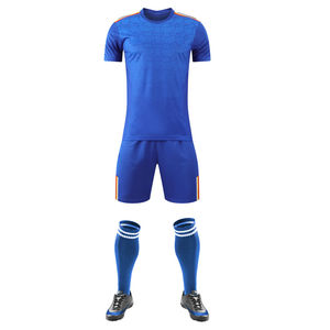 Conjunto de Uniforme de Fútbol Ligero y Transpirable con Manga Corta, Material 100% Poliéster para Prácticas y Partidos en Campo para Hombres Adultos - Product Image 1
