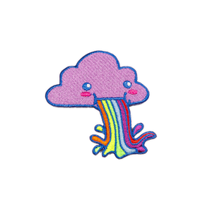 Badges et écussons personnalisés, sur mesure, avec logo et nom, tissés et brodés, pour vêtements, en tissu, avec découpe laser. - Product Image 2