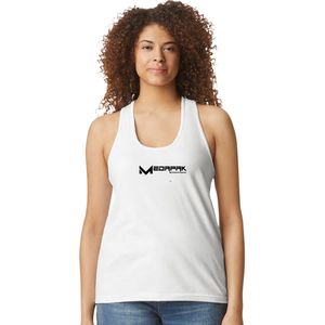 Camiseta Deportiva sin Mangas para Mujer, Estilo Racerback, Tejido Elástico Cómodo para Gimnasio, Entrenamiento y Fitness - Product Image 1