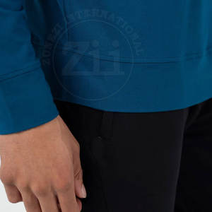 Sweat-shirts de fitness à compression de haute qualité, design tendance, respirants, pour hommes, en spandex/polyester, grandes tailles - Product Image 4