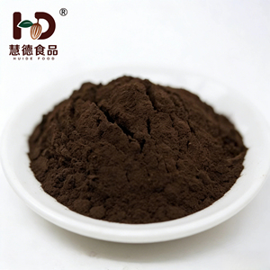 Poudre de <span class=keywords><strong>cacao</strong></span> <span class=keywords><strong>noir</strong></span> de qualité alimentaire en gros, certifiée Halal, fortement alcalinisée, prix d'usine, emballage en vrac, teneur en matières grasses de 10-12% - Product Image 1