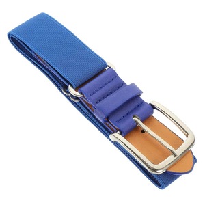 Cinturón de Béisbol para Adultos, Correa Elástica, Extremos de Cuero Reforzado, Hebilla de Acero, Cinturón Profesional de Softbol - Product Image 3