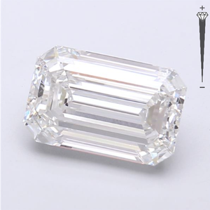 Diamante Cultivado en Laboratorio con Certificación IGI, Corte Esmeralda de 2.91 CT, Color E, Claridad VVS2, CVD LG 781647977 ROYAL GEMS para Joyería - Product Image 3