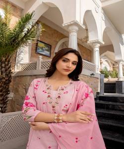 Dupatta ผ้าคอตตอนสุดหรูผ้าคอตตอนพิมพ์ลาย Chanderi แนวแฟนซี - Product Image 5