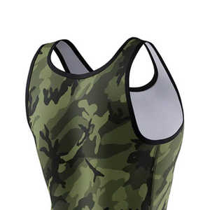 Combinaison de lutte respirante sublimée pour homme, motif personnalisé, résistante à la décoloration, imprimée numériquement, combinaison athlétique - Product Image 4