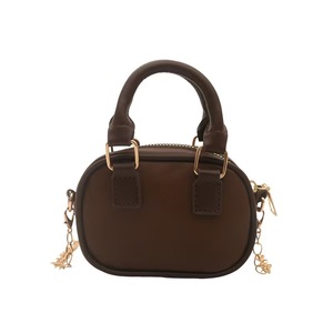 Fashionable Minimalist Women's Designer Lightweight <b>Bowling</b> Bag Mini Small Bag with Chain Shoulder Strap Crossbody - Product Image 5