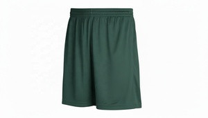 Pantalones Cortos de Fútbol para Hombre, 100% Poliéster, Malla Transpirable, Ecológicos, Anti-UV, Casuales, con Cordón Ajustable, Cintura Media, Impermeables, Estampados, de Secado Rápido - Product Image 4