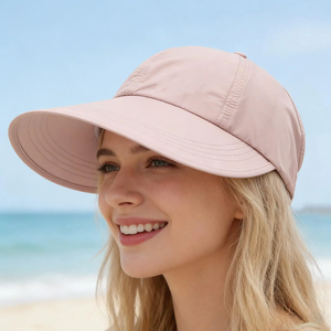 Sombrero para el sol transpirable con protección UV de ala ancha, sombrero de pescador para playa y exteriores, gorra de protección solar, sombrero para el sol ajustable - Product Image 3