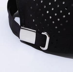 Unisex Breathable Mesh Baseball Cap Adjustable <b>Black</b> Outdoor Spring Summer Sporty Adult Hat 100% Polyester - Product Image 5
