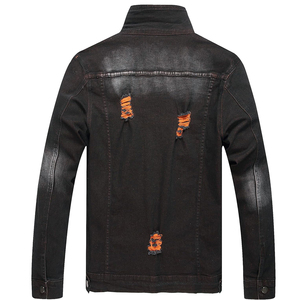 Chaquetas de Mezclilla Formales Personalizadas al por Mayor para Hombre, con Botones, Color Sólido, 100% Algodón, Calidad Premium - Product Image 2