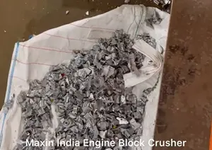 Broyeur de blocs de moteur 80 CV à double arbre pour métaux de rebut, machine industrielle robuste - Product Image 5