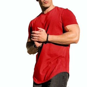 Nouveau T-shirt blanc à manches courtes et col rond pour homme, 100 % coton, coupe ajustée, décontracté, couleur unie, tricoté, jersey uni, respirant, OEM - Product Image 4