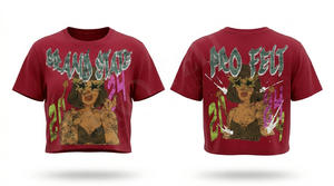 T-shirt unisexe de qualité supérieure, léger, 220 GSM, manches courtes, 100% coton, respirant, style hip-hop, coupe ample, logo personnalisé pour hommes - Product Image 5