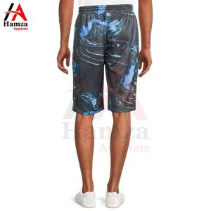 Shorts baggy de haute qualité en gros impression par sublimation sur mesure vêtements de fitness décontractés shorts pour hommes par Hamza Apparels - Product Image 5